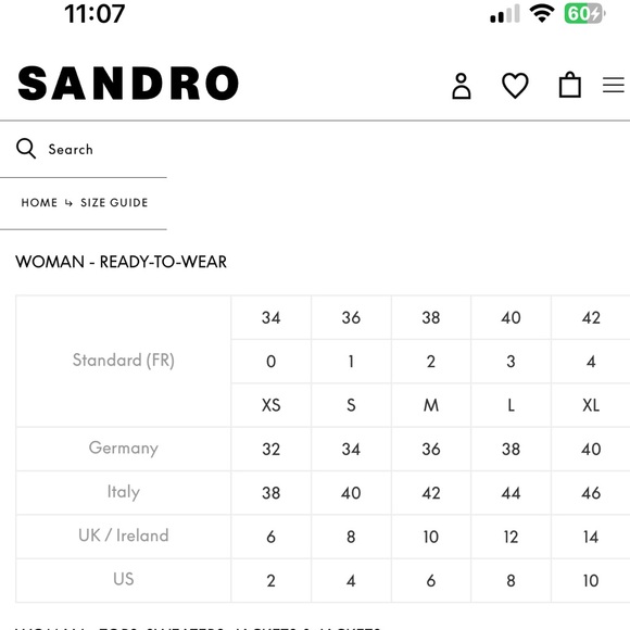 Sandro Classic Black Pants Size 36 US Size 4 Straight Leg Pants - Picture 2 of 6